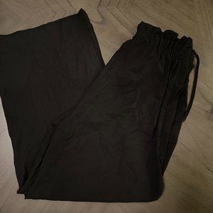 Wide Leg Pants with cute Suspenders Size XL NWOT